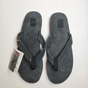 Rainbow Sandals Men Size XXXL/13.5-15 Single Layer Leather Arch Support 1" Strap